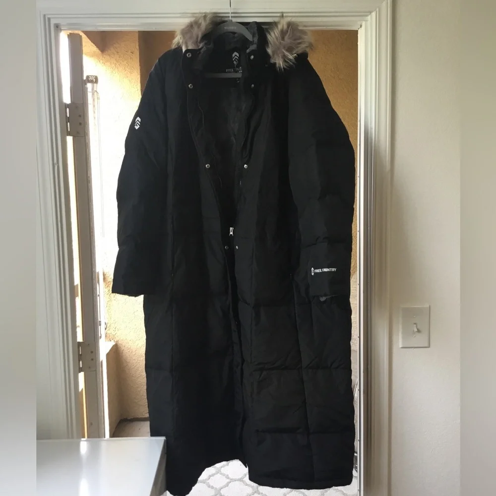 Free Country Women's Plus Size Full Length Splendor Down Jacket - 3X - Picture 5 of 12
